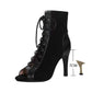 Lace Up Heel Sandals