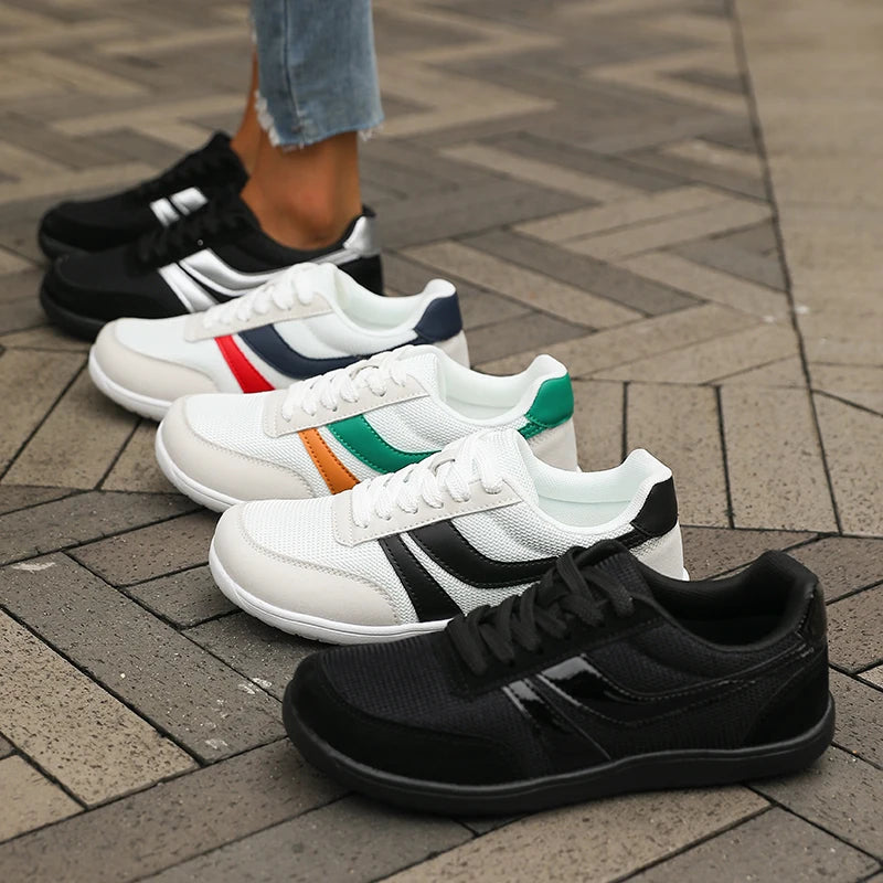 Wide Toe Casual Sneakers
