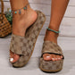 Platform Beach Slide Sandals