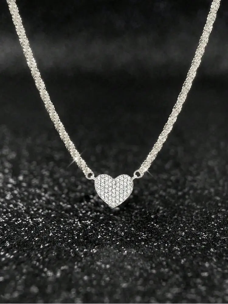 Sterling Silver Heart Necklace
