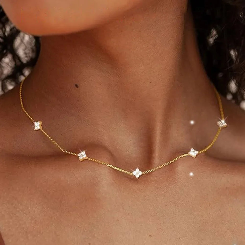 Four Leaf Jewelry Set