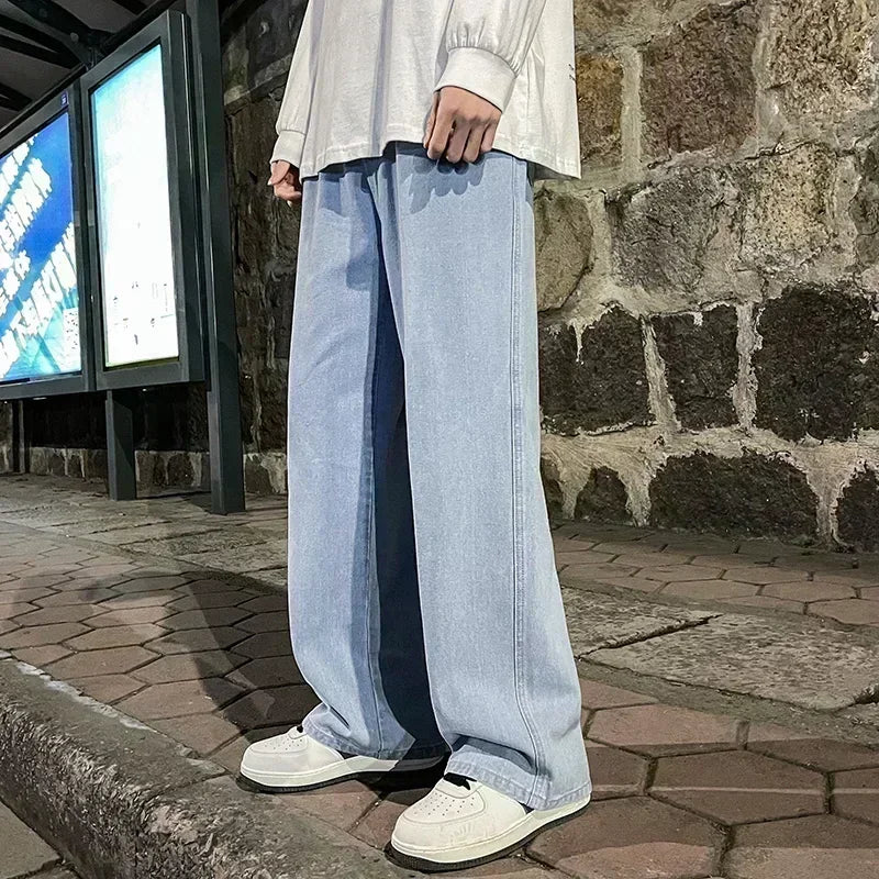 Korean Wide Leg Jeans