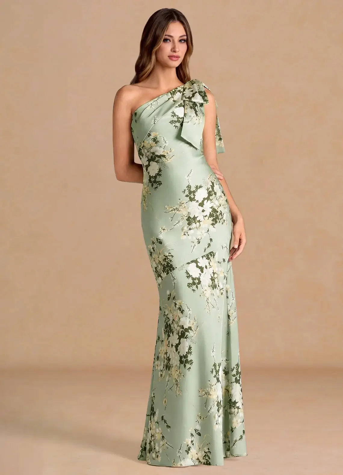 Floral Embroidered Mermaid Dress