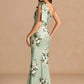 Floral Embroidered Mermaid Dress