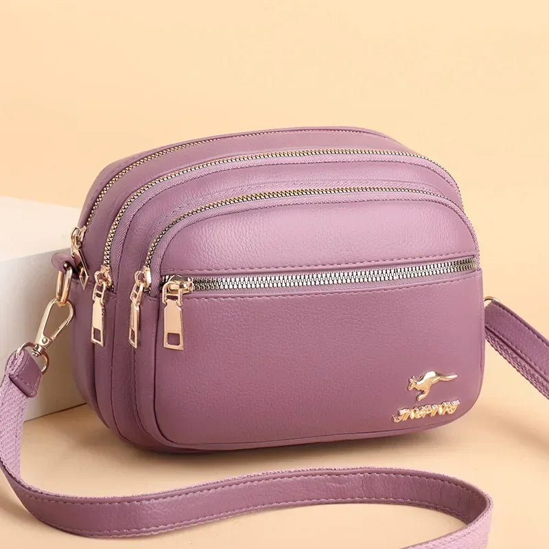 Soft Leather Messenger Bag