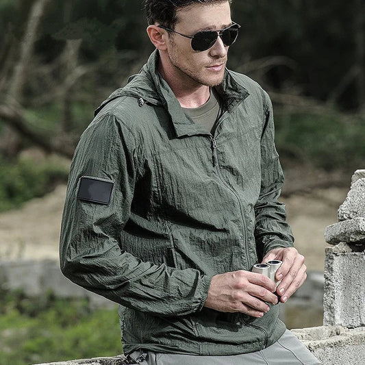 Lightweight Tactical Hooded Jacket