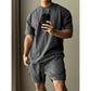 Cotton Shorts Set Men