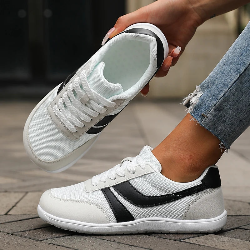 Wide Toe Casual Sneakers