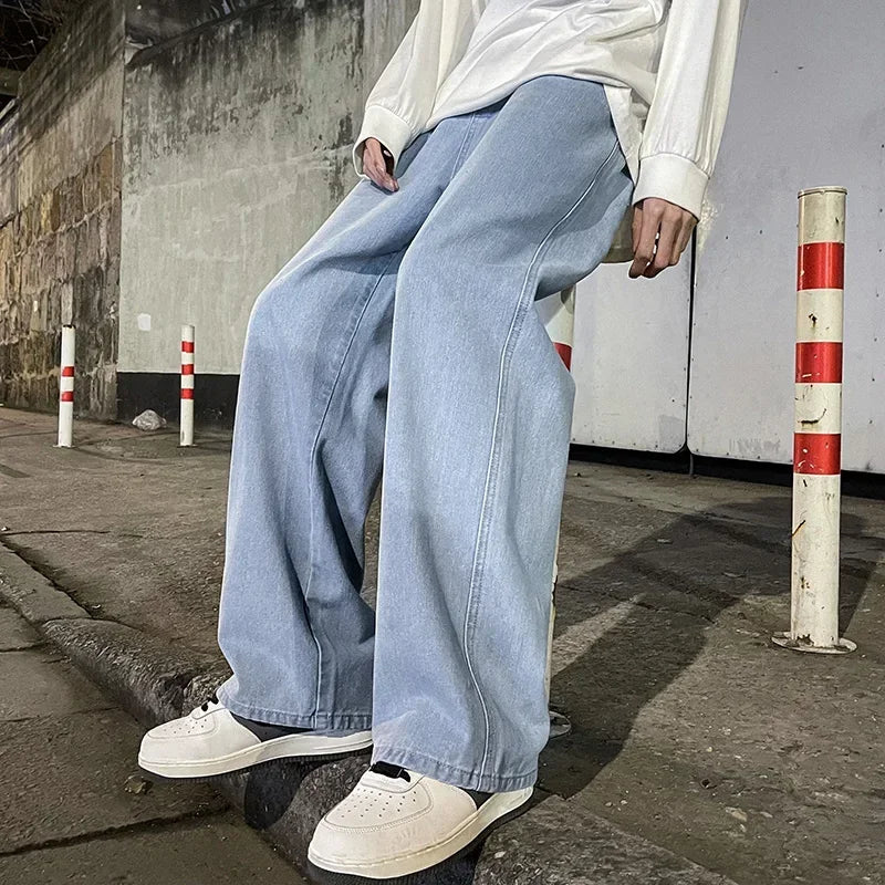 Korean Wide Leg Jeans