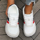 Wide Toe Casual Sneakers