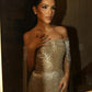 Gold Mermaid Evening Gown