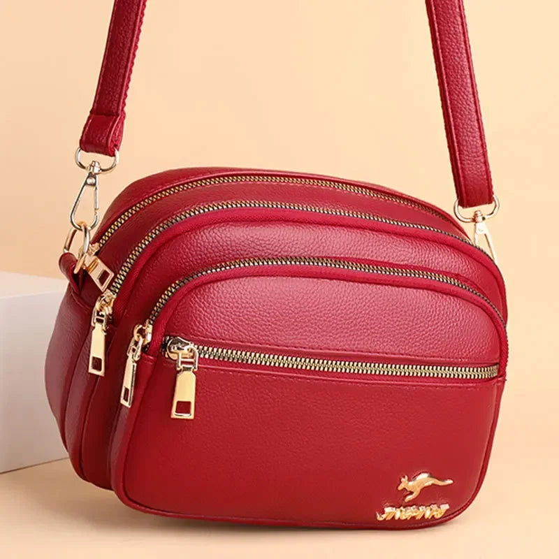 Soft Leather Messenger Bag