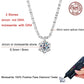 Moissanite Silver Pendant Necklace