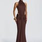 Backless Bodycon Maxi Dress