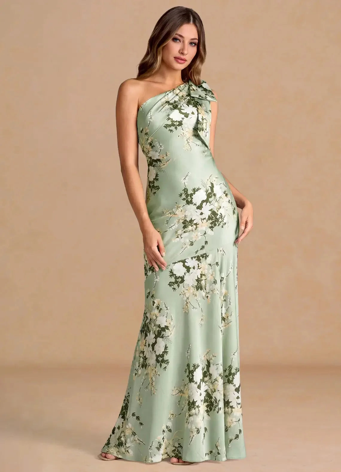 Floral Embroidered Mermaid Dress