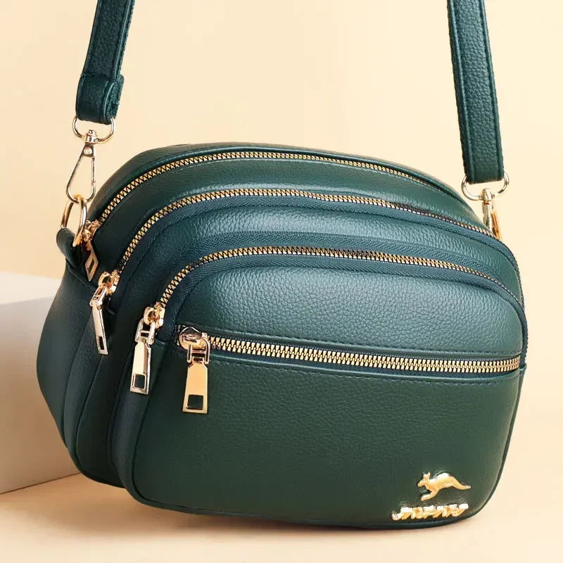 Soft Leather Messenger Bag