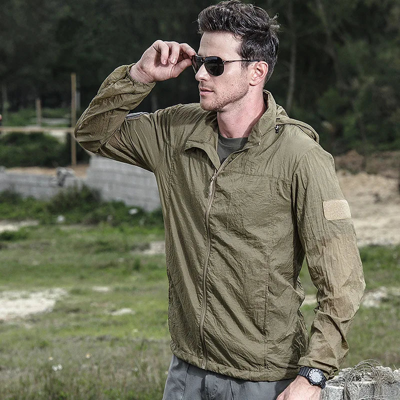 Lightweight Tactical Hooded Jacket