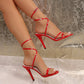 Open Toe Slingback Heels