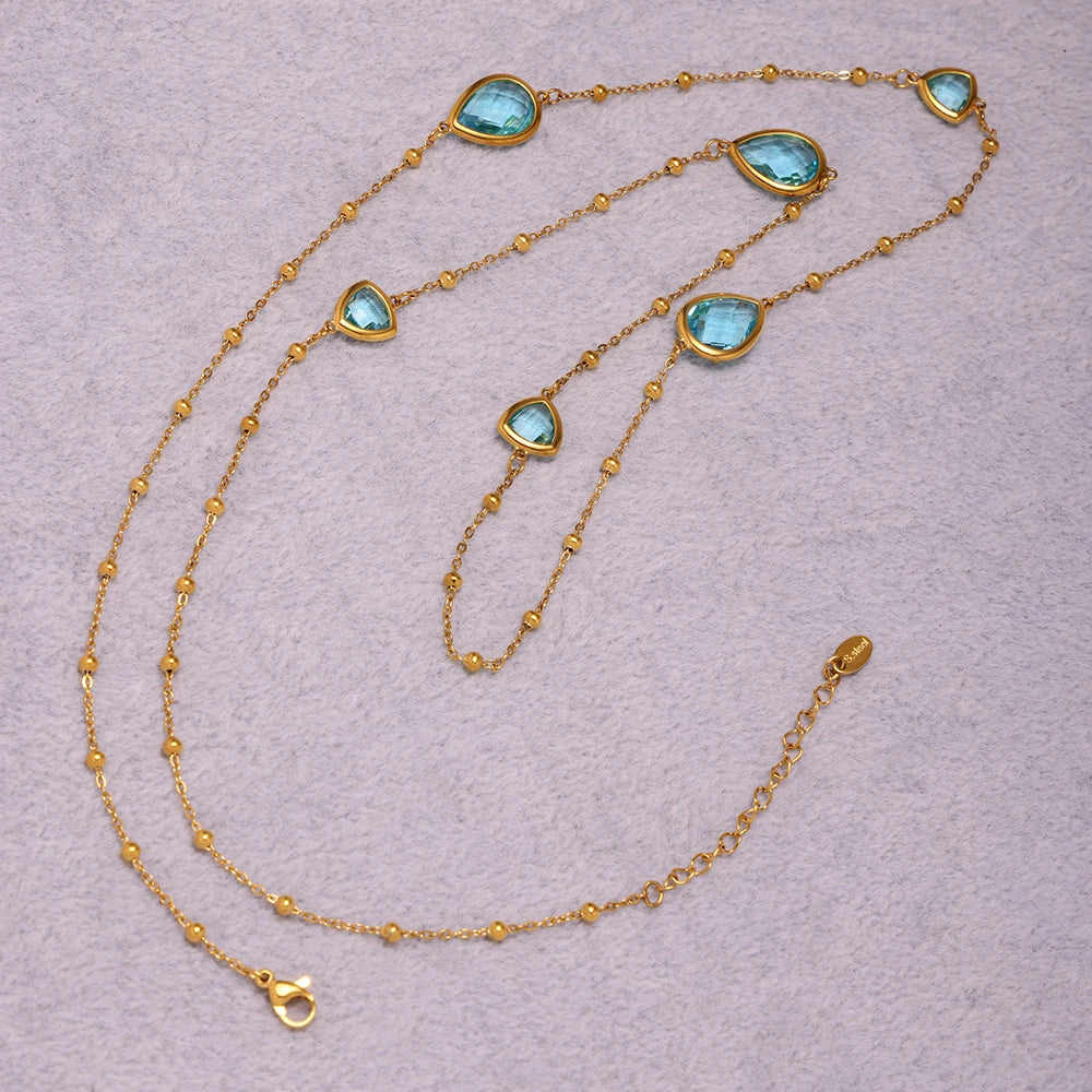 Stainless Steel Drop Necklace