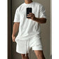 Cotton Shorts Set Men