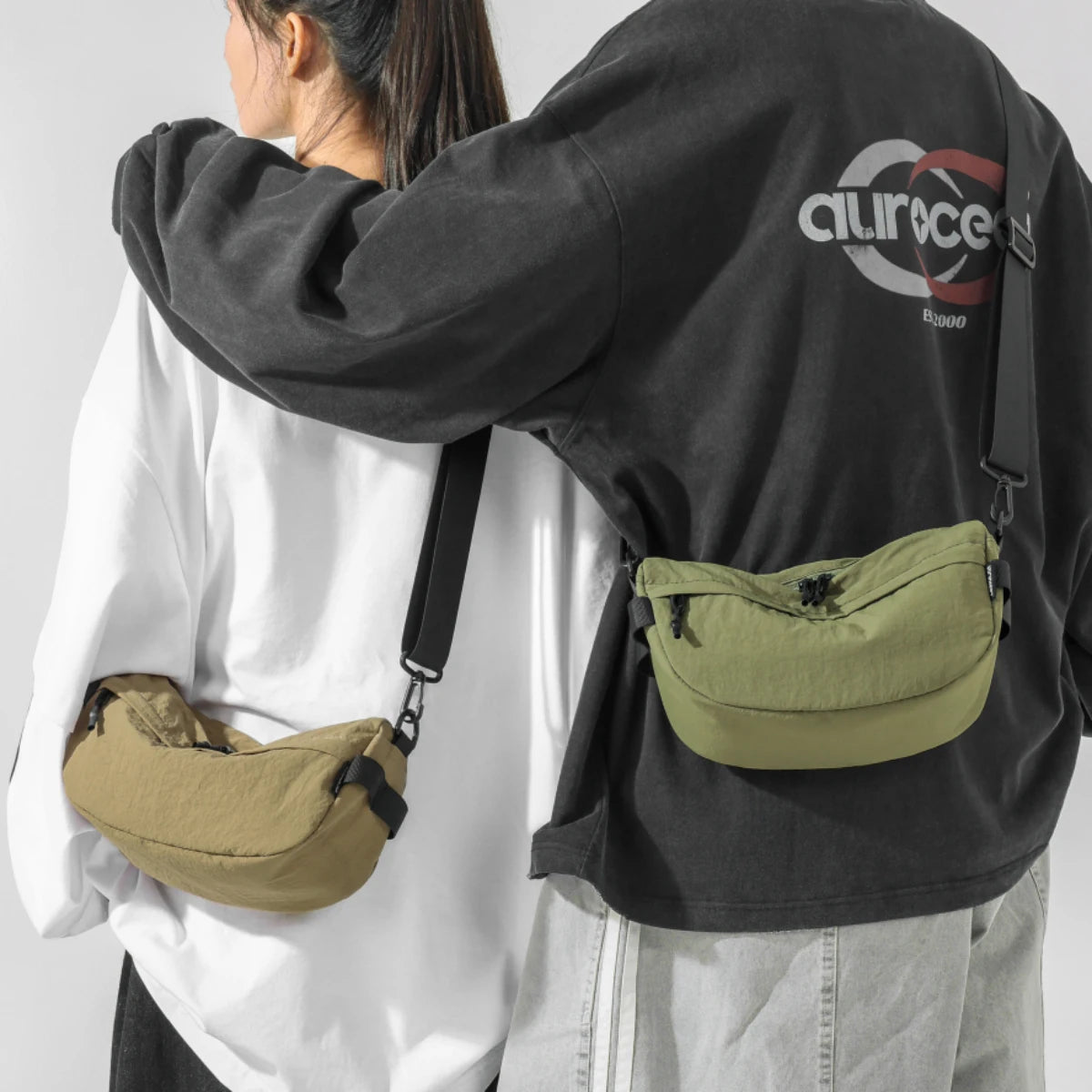 Waterproof Nylon Crossbody Bag