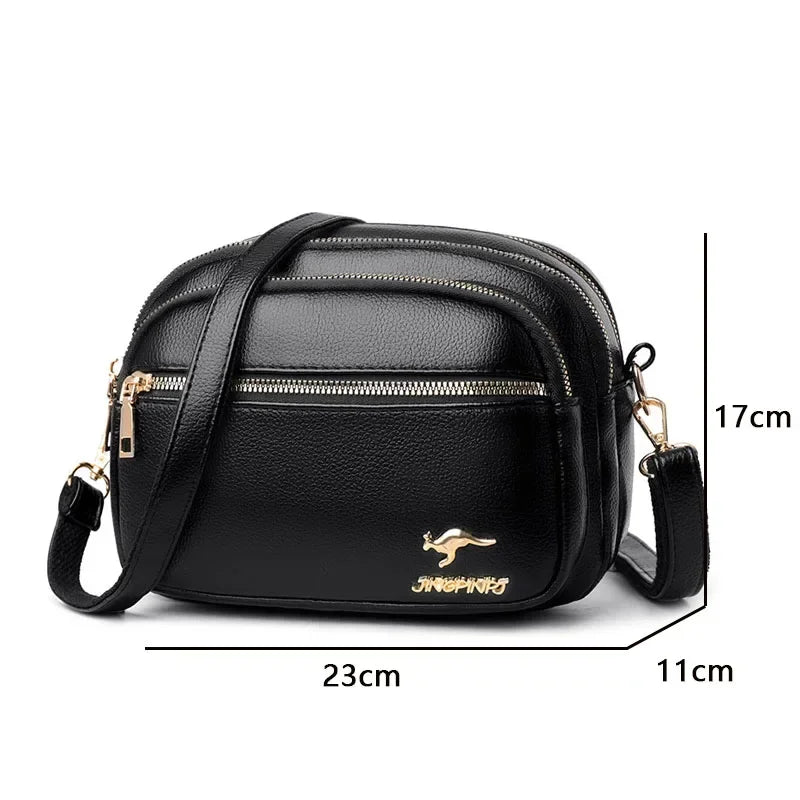 Soft Leather Messenger Bag