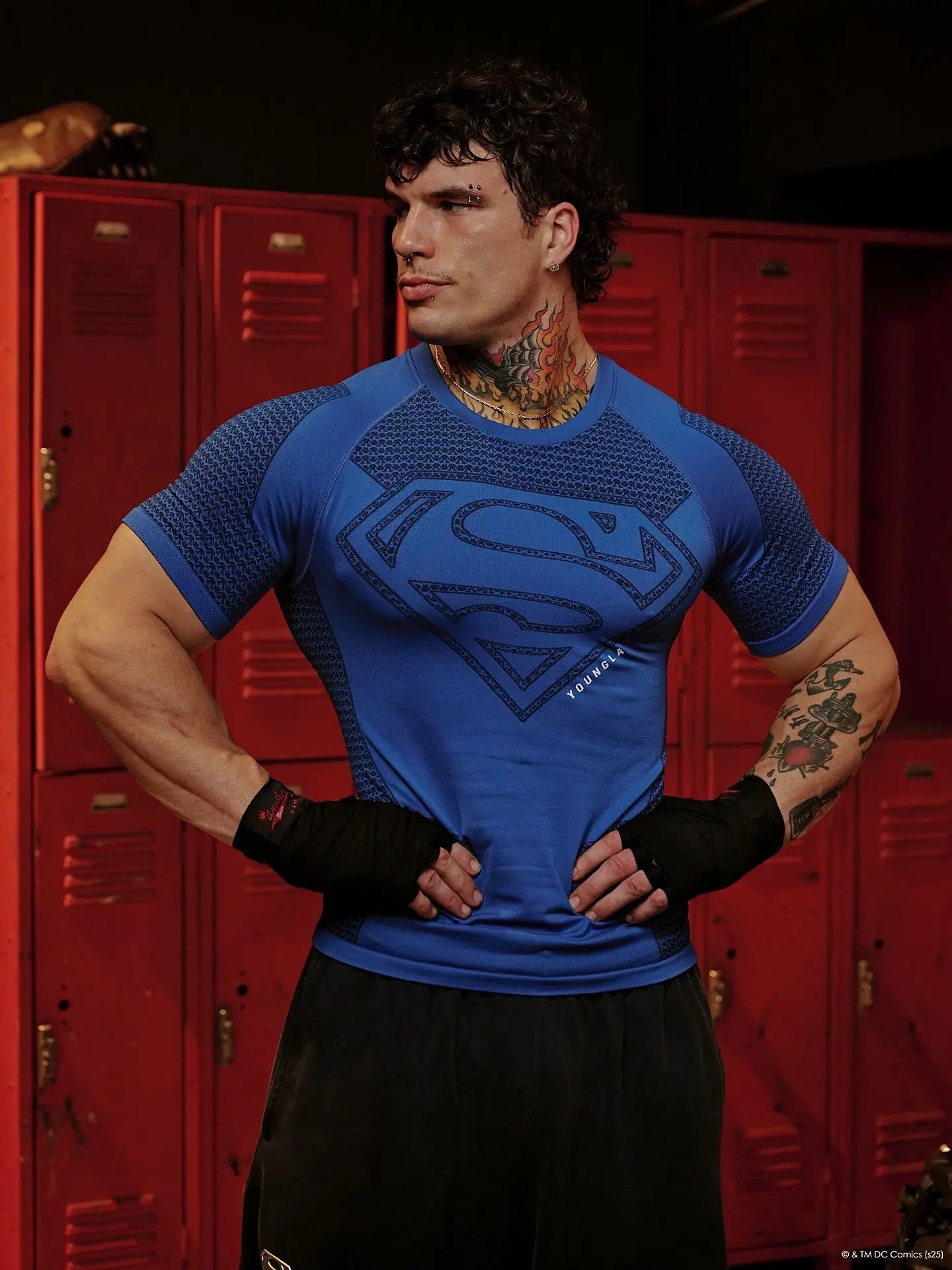 YOUNGLA Muscle Fit T-Shirt