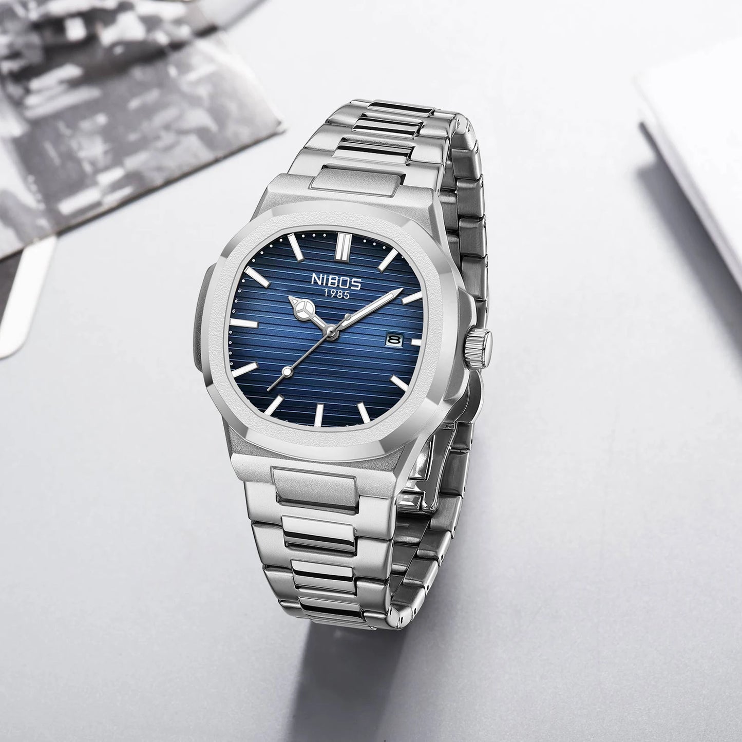 NIBOSI Square Sport Watch