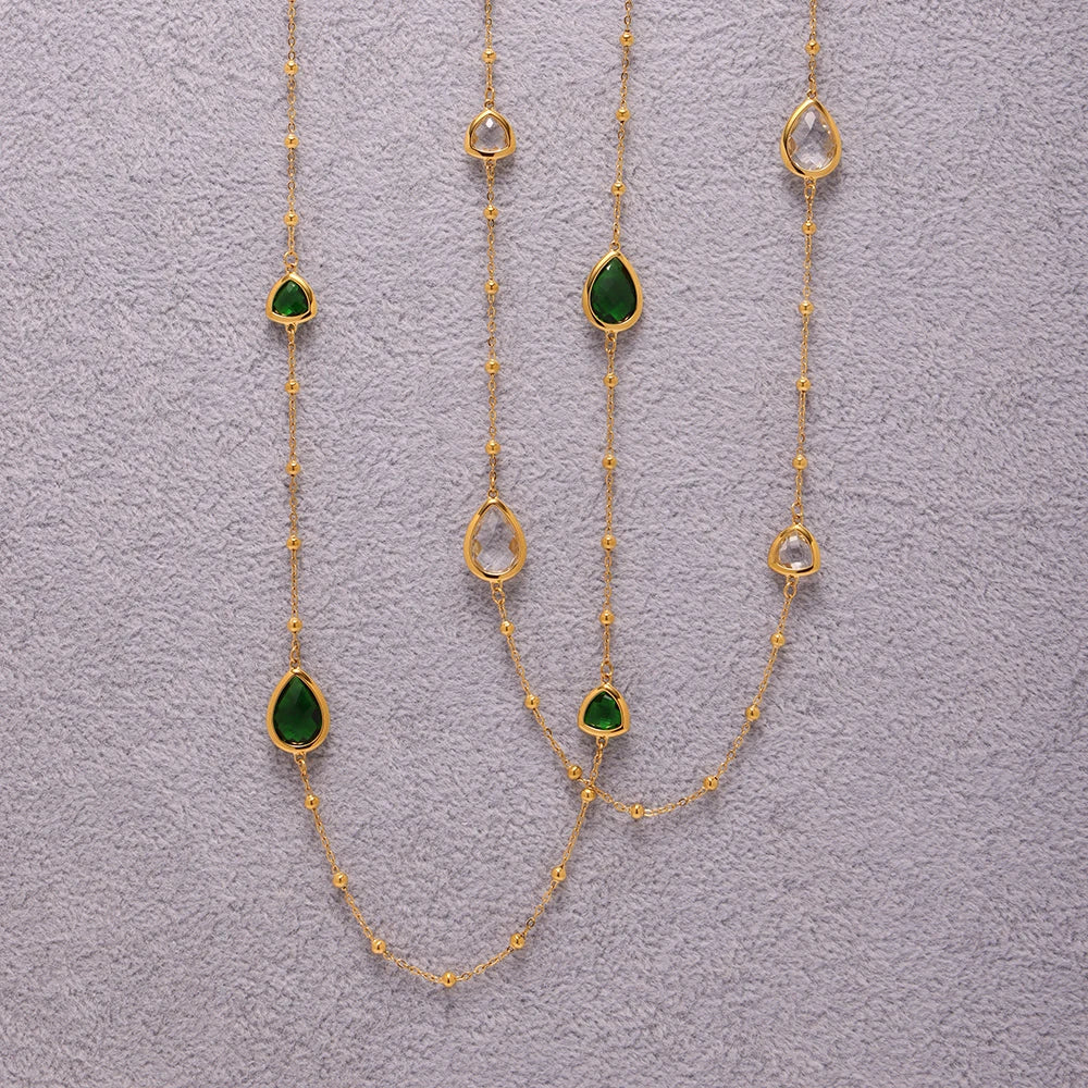 Stainless Steel Drop Necklace