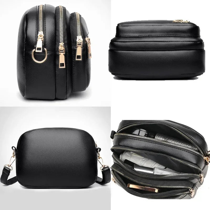 Soft Leather Messenger Bag