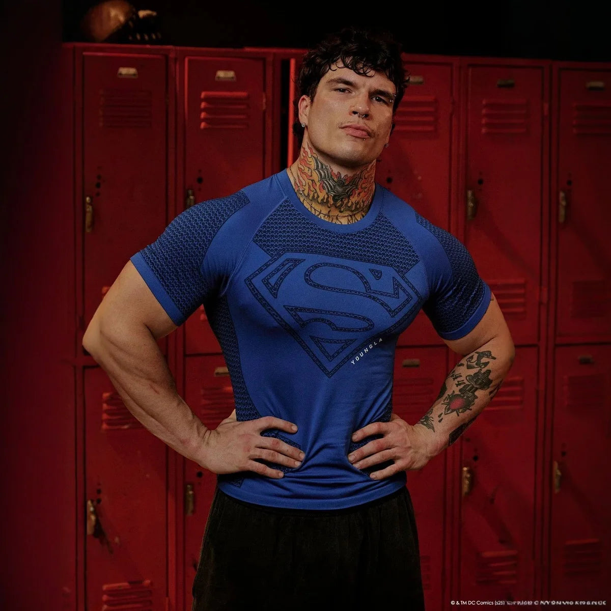 YOUNGLA Muscle Fit T-Shirt
