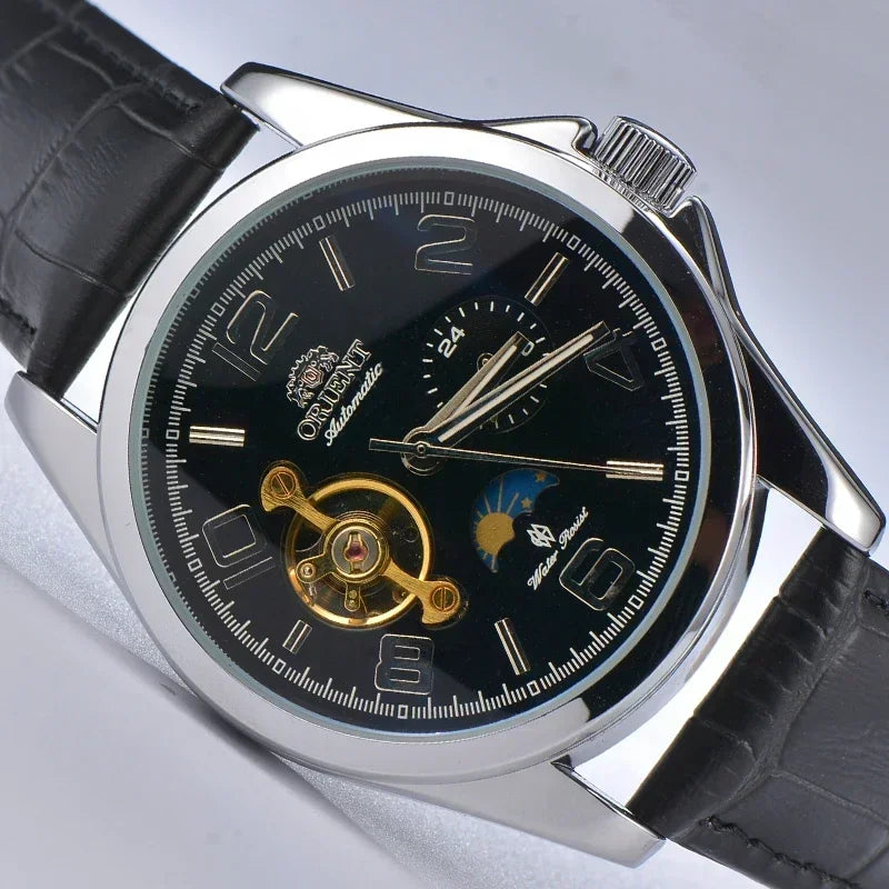 Automatic Tourbillon Steel Watch