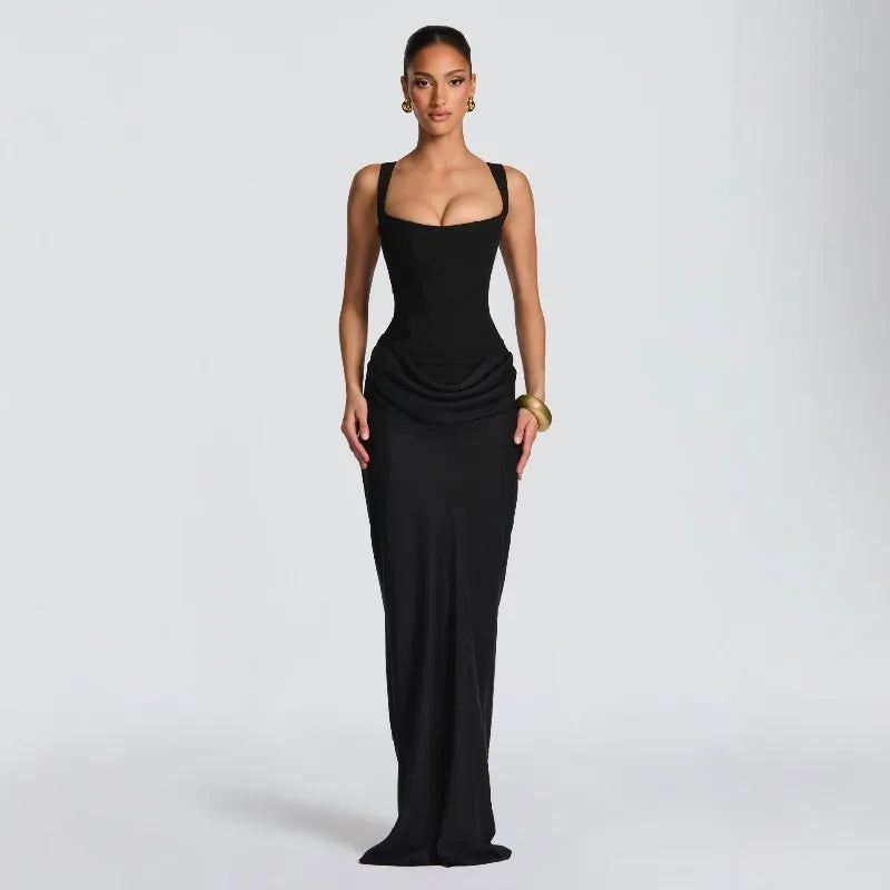Pleated Off Shoulder Dress