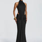 Backless Bodycon Maxi Dress