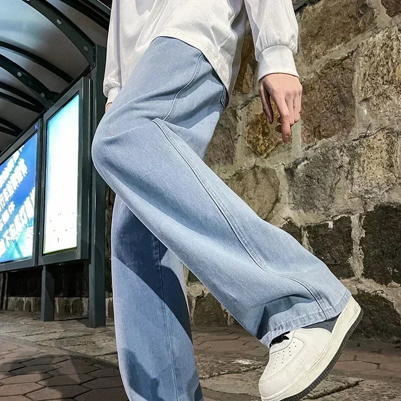 Korean Wide Leg Jeans