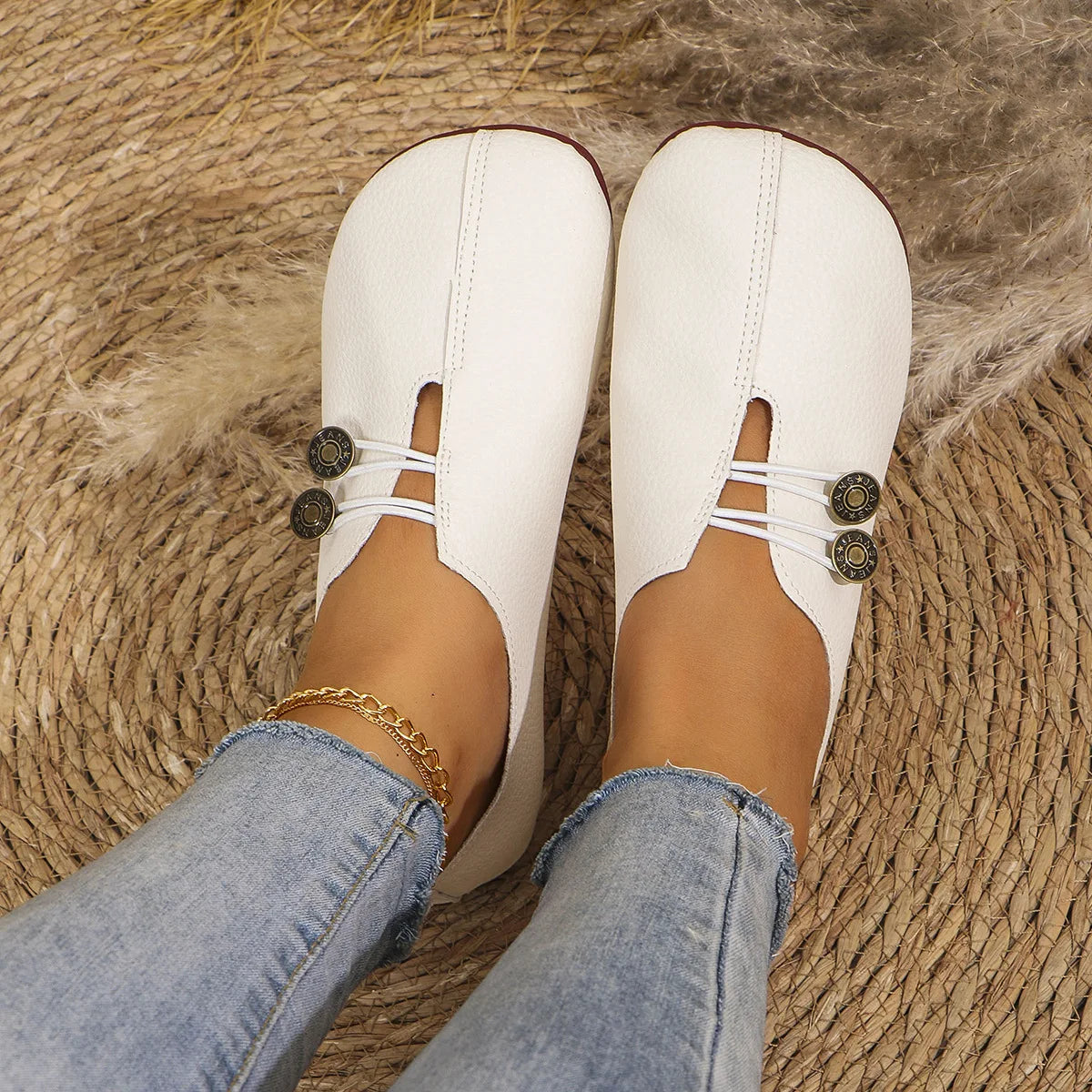 Soft Leather Casual Flats
