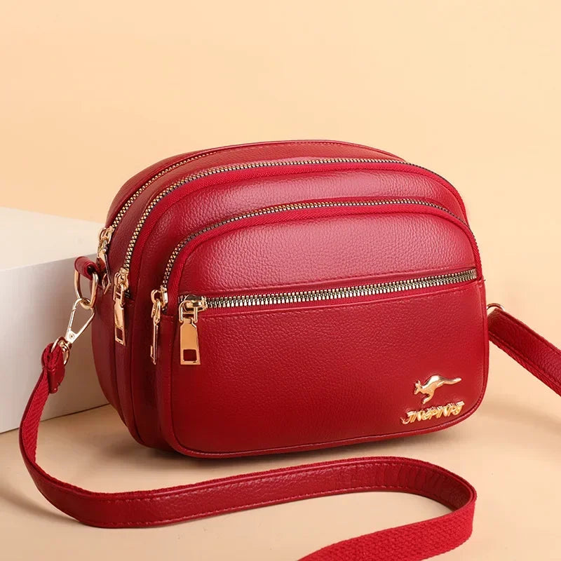 Soft Leather Messenger Bag