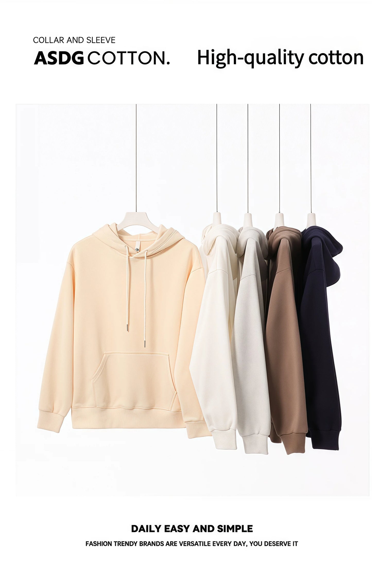 Oversized Fleece Hoodie Sweatshirt