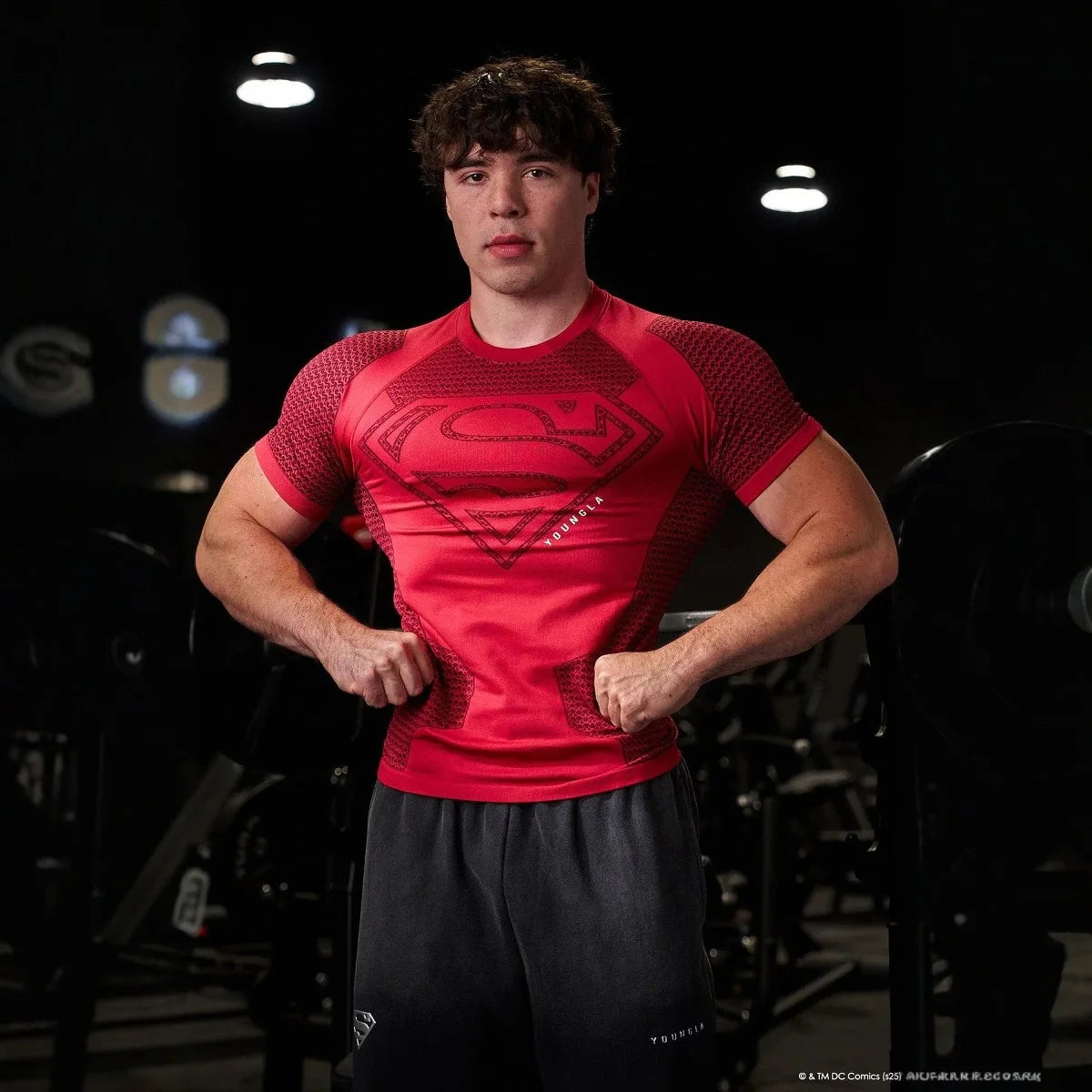 YOUNGLA Muscle Fit T-Shirt