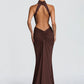 Backless Bodycon Maxi Dress
