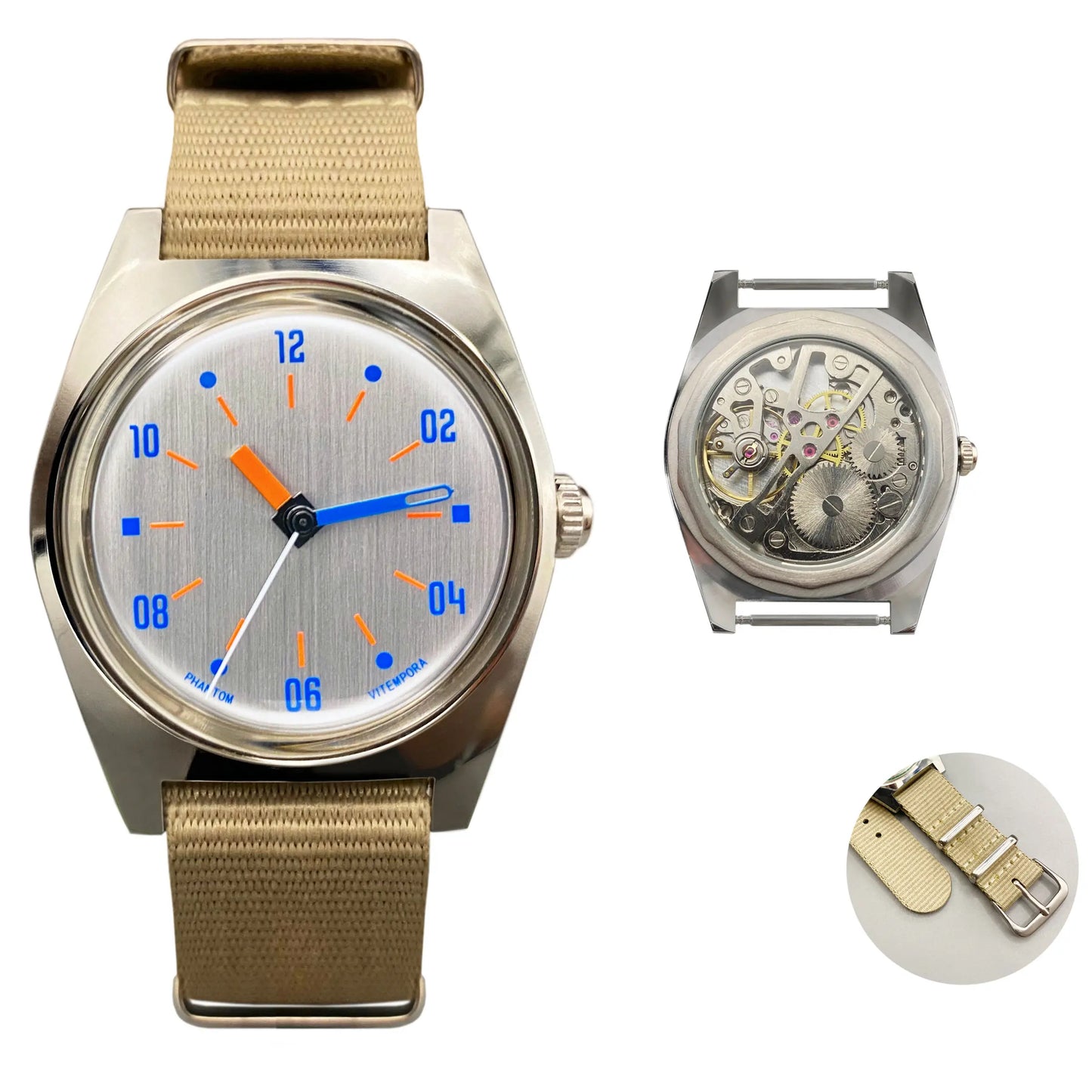 Retro Mechanical Couple Watch