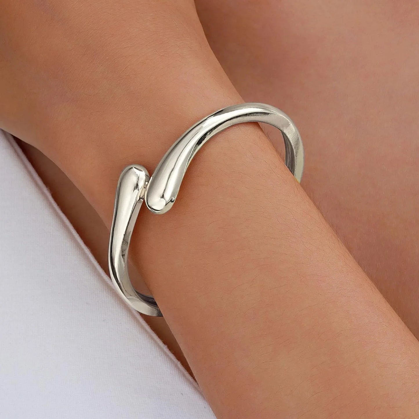 Gold Twist Cuff Bracelet