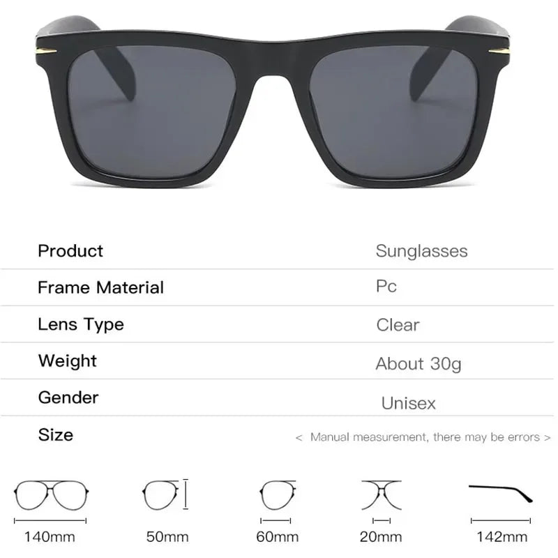 Vintage Square Sunglasses