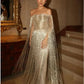 Gold Mermaid Evening Gown