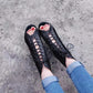 Lace Up Heel Sandals