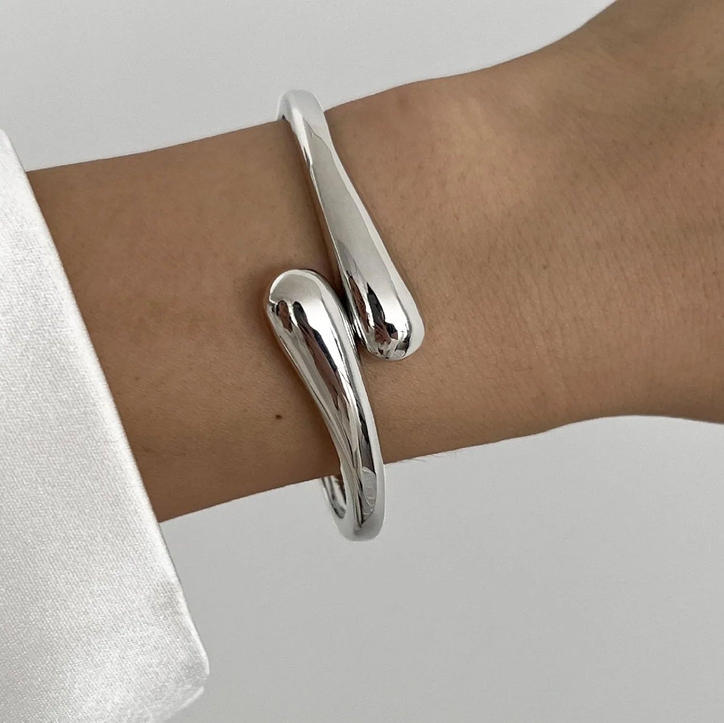 Gold Twist Cuff Bracelet