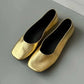 Genuine Leather Flat Shoes